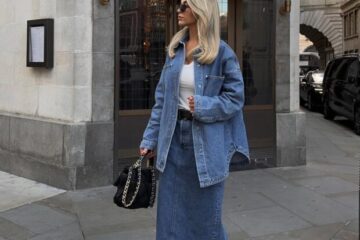 Seis maneiras de arrasar com a saia jeans longa em todas as estações