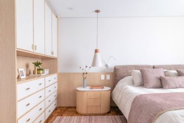 Quatro ideias de armários para otimizar a organização do seu quarto