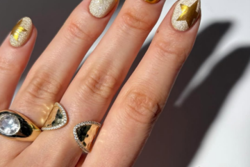 Cinco ideias brilhantes para incorporar o esmalte dourado nas unhas